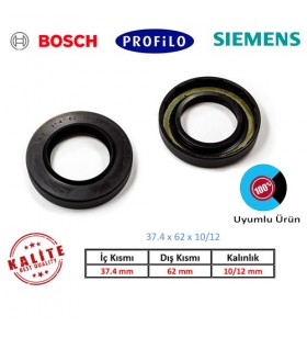 37.4 x 62 x 10/12 Çamaşır Makinesi Keçesi 37.4 x 62 x 10/12 Çamaşır Makinesi Keçesi